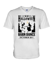 HALLOWEEN BARN DANCE V-Neck T-Shirt thumbnail