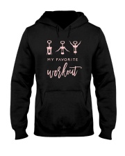 MY FAVORITE WORKOUT Hooded Sweatshirt thumbnail