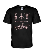 MY FAVORITE WORKOUT V-Neck T-Shirt thumbnail
