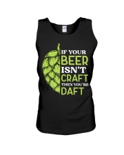 IF YOUR BEER ISN'T CRAFT Unisex Tank tile