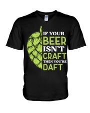 IF YOUR BEER ISN'T CRAFT V-Neck T-Shirt tile