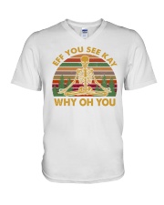 EFF YOU 2 T-SHIRT V-Neck T-Shirt thumbnail