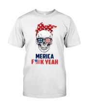 MERICA SKULL Classic T-Shirt thumbnail