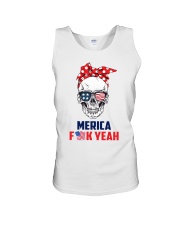 MERICA SKULL Unisex Tank thumbnail