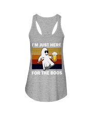 Just Here For The Boo Cool Ladies Flowy Tank thumbnail