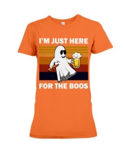 Just Here For The Boo Cool Premium Fit Ladies Tee thumbnail