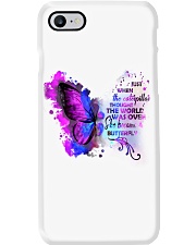 SHE BECAME A BUTTERFLY Phone Case thumbnail