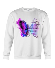 SHE BECAME A BUTTERFLY Crewneck Sweatshirt thumbnail