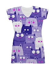 PURPLE CAT - DRESS 3D All-over Dress front
