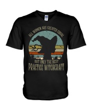 PRACTICE WITCHCRAFT V-Neck T-Shirt thumbnail