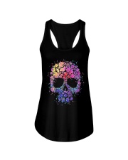 SKULL FLOWER 10 Ladies Flowy Tank front