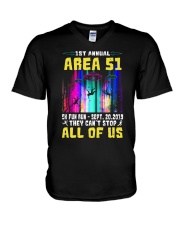 THEY CAN'T STOP ALL OF US V-Neck T-Shirt thumbnail