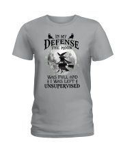 In my defense Ladies T-Shirt thumbnail