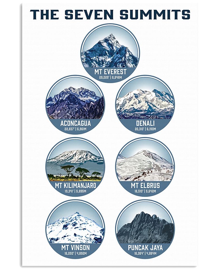 THE SEVEN SUMMITS 11x17 Poster