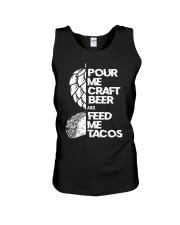 Pour me craft beer Unisex Tank tile