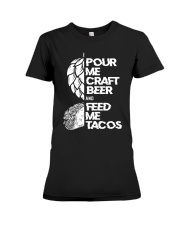 Pour me craft beer Premium Fit Ladies Tee tile