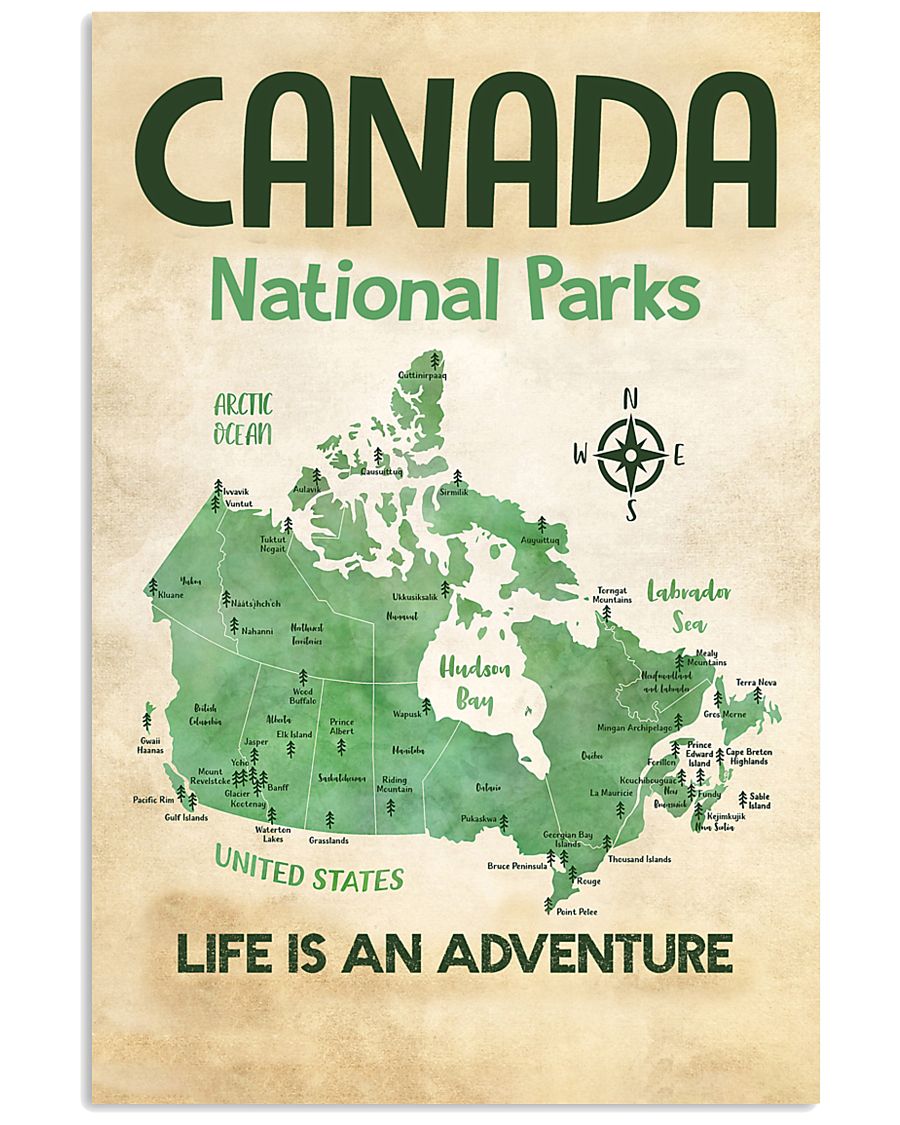 CANADA NATIONAL PARKS 16x24 Poster