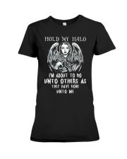 Hold my halo Premium Fit Ladies Tee front