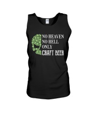 No heaven no hell only craft beer Unisex Tank tile