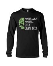 No heaven no hell only craft beer Long Sleeve Tee tile