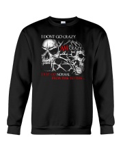 I AM CRAZY SKULL T-SHIRT Crewneck Sweatshirt thumbnail