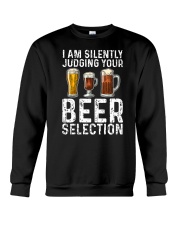 I'M SILENTLY JUDGING YOUR BEER SELECTION Crewneck Sweatshirt thumbnail