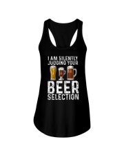 I'M SILENTLY JUDGING YOUR BEER SELECTION Ladies Flowy Tank thumbnail