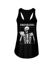 Small tears Ladies Flowy Tank front
