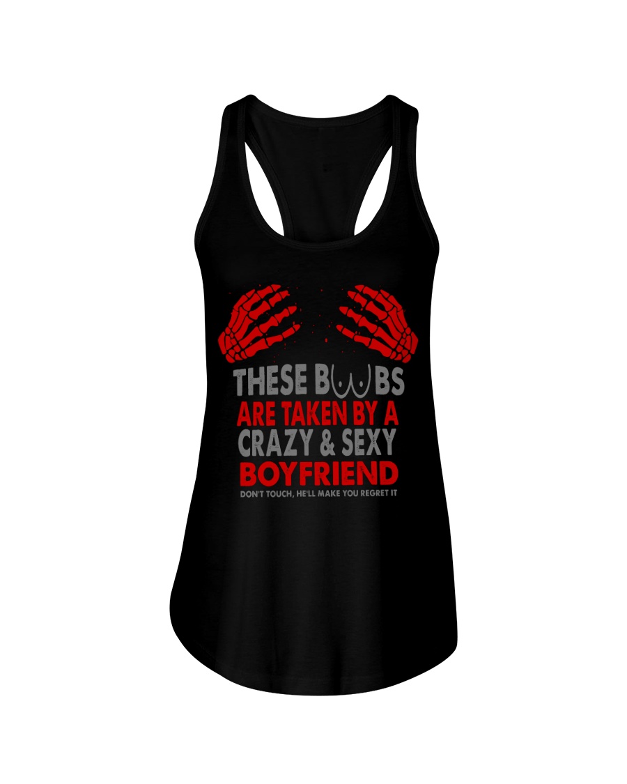 TAKEN BY SEXY BOYFRIEND Ladies Flowy Tank