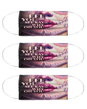 My Attitude Depends On You 3 Cloth Face Mask - 3 Pack front