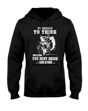 DRINK LIKE A FISH Hooded Sweatshirt tile