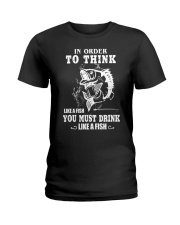 DRINK LIKE A FISH Ladies T-Shirt tile