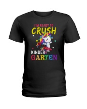 READY TO CRUSH KINDERGARTEN Ladies T-Shirt thumbnail