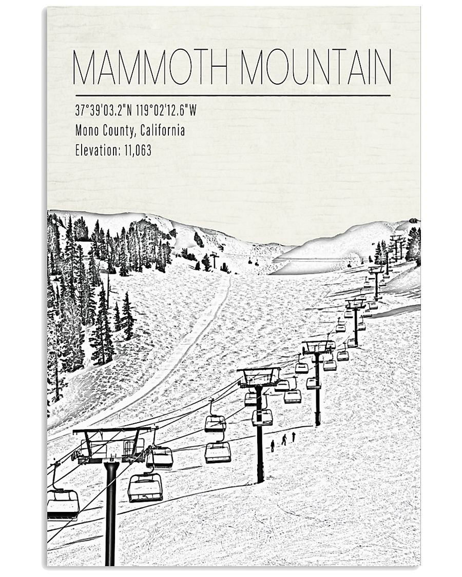 MANMOTH MOUNTAIN POSTER 16x24 Poster