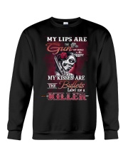 My lips are gun Crewneck Sweatshirt thumbnail