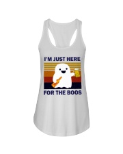 JUST HERE FOR THE BOOS Ladies Flowy Tank thumbnail