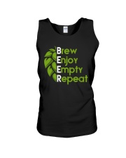 Brew enjoy empty repeat Unisex Tank tile
