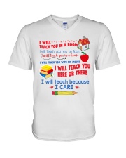 TEACH YOU T-SHIRT V-Neck T-Shirt thumbnail