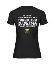 SOCIAL DISTANCING Premium Fit Ladies Tee tile