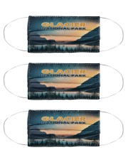 Glacier National park Cloth Face Mask - 3 Pack front