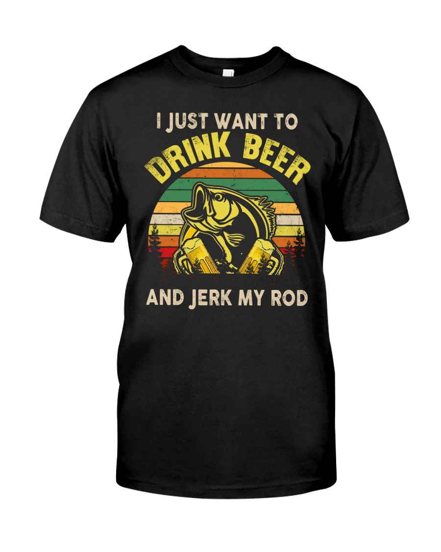 JERK MY ROD T-SHIRT Classic T-Shirt