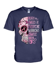 Warriors smile back V-Neck T-Shirt thumbnail