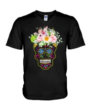 SKULL DAY V-Neck T-Shirt thumbnail