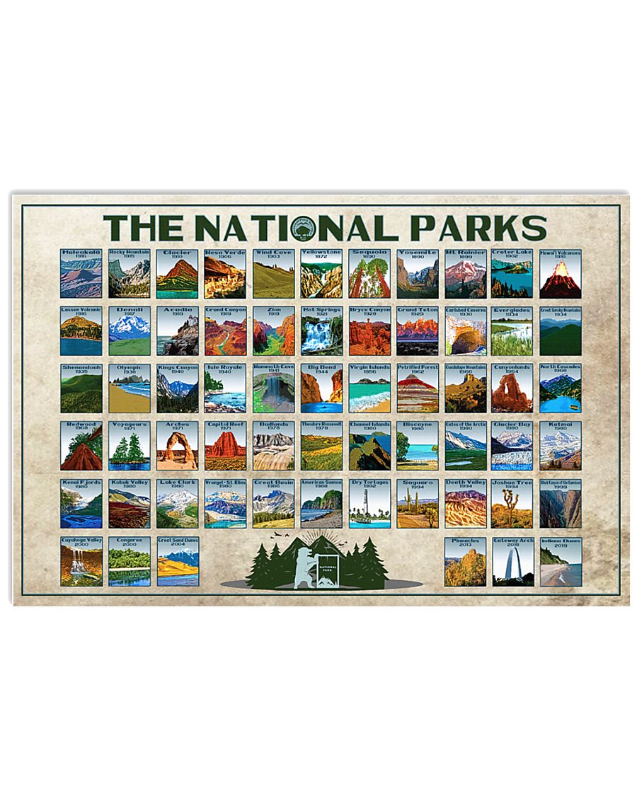 THE NATIONAL PARKS - horizontal - new 24x16 Poster