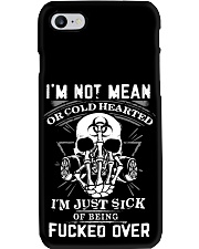 NOT MEAN OR COLD HEARTED Phone Case tile