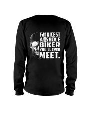 THE NICEST BIKER Long Sleeve Tee tile