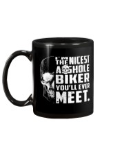 THE NICEST BIKER Mug tile