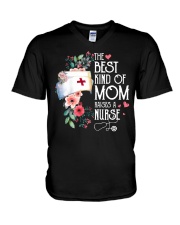 RAISES A NURSE V-Neck T-Shirt thumbnail