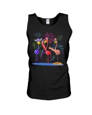 FLAMINGO INDEPENDENCE DAY Unisex Tank tile
