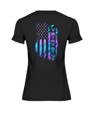 SKULL FLAG Premium Fit Ladies Tee tile